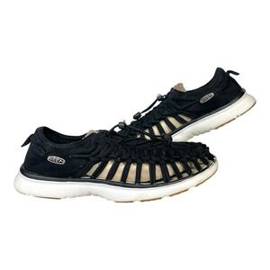 KEEN Uneek 02 Black Corded Sport Sandals Womens Size 8 Casual Outdoor Shoes
